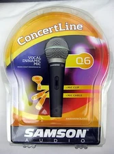 Samson Q6 Dynamic Cardioid Microphone - New, Free Shipping