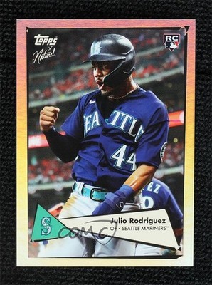 2022 Topps X Naturel 1952 Rainbow Foil 60/99 Julio Rodriguez #3 Rookie RC 0m7x