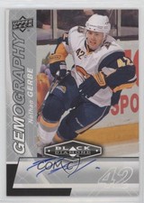 2010-11 Upper Deck Black Diamond Gemography Nathan Gerbe #G-NG Auto 1f1