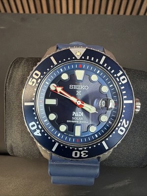 Seiko SNE435 SNE549 PADI Special Edition Solar Dive Watch V157-0BT0 Dress Diver