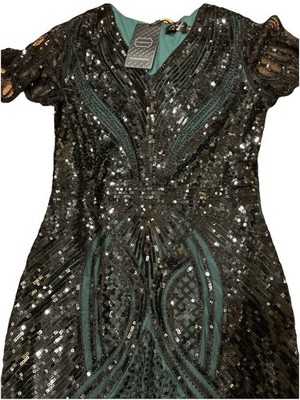 kristen vanderpump green dress B34