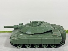 Marx M-48 M-3832 1:32 Military Tank Green/Black Plastic Battery Operated