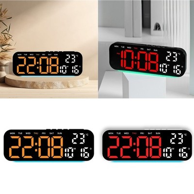 Multifunctional Alarm Clock light Modern Hotel Desk
