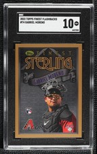 2023 Topps Finest Flashbacks Finest Sterling Gabriel Moreno #74 SGC 10 GEM 1la9