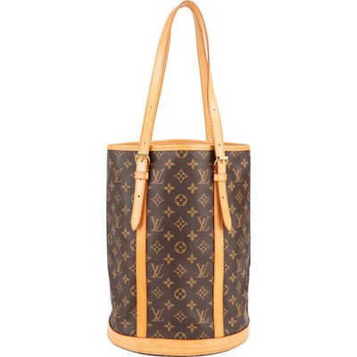 Louis Vuitton Monogram Canvas Bucket GM Shoulder Bag Tasche