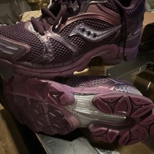 Saucony Purple Low Top Lace-Up Athletic Sneak...