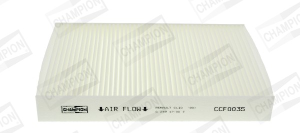 Champion CCF0035 Innenraumfilter FüR Kubistar Clio II Kangoo Express Megane I-image