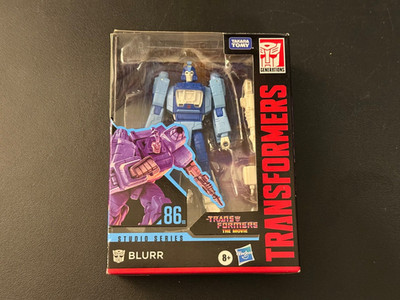 Transformers studio series 86 deluxe class autobot blurr open box complete 2021