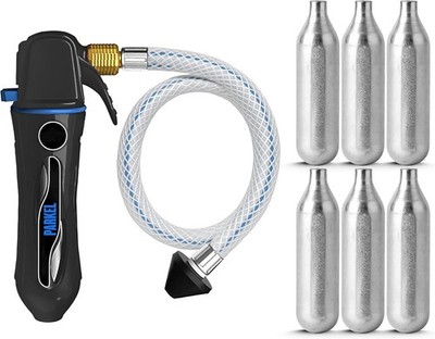 Lightweight AC Drain Line Cleaner with Flexible Hose - 6 CO2 Cartridges Included