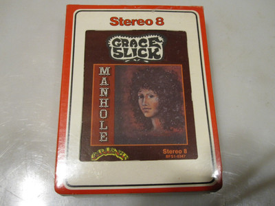 NEW SEALED GRACE SLICK MANHOLE 8 TRACK TAPE
