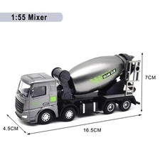 Kids Alloy Construction Vehicle Set – Tractor, Excavator, Bulldozer & Crane Toy