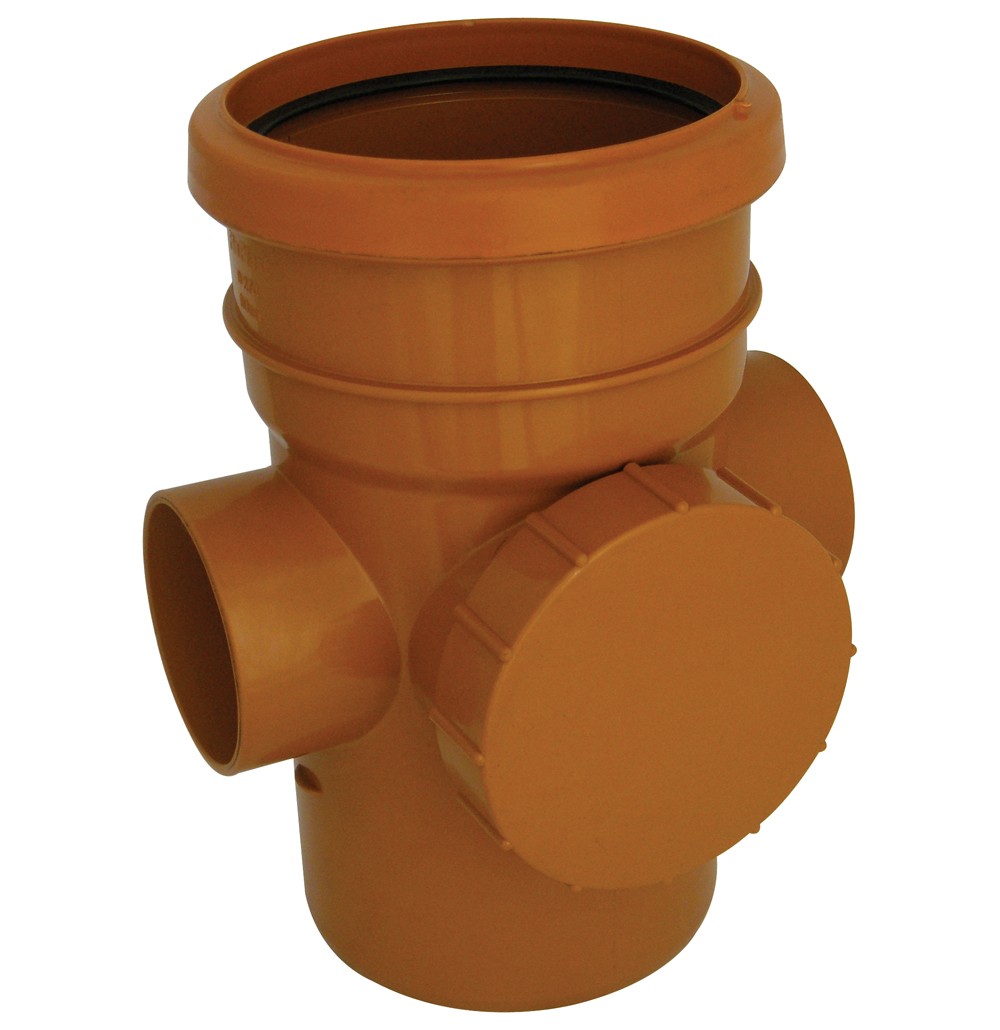 Floplast Underground Drainage D274 Access Pipe Single Socket 110mm