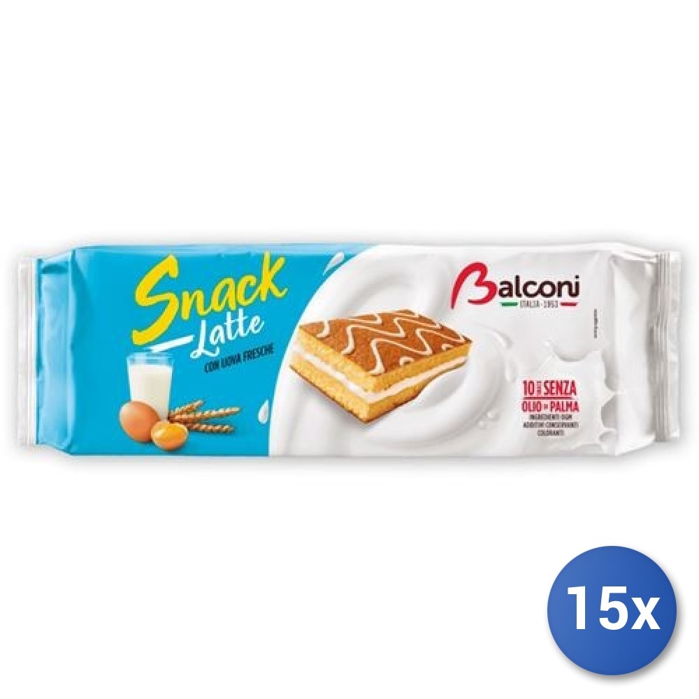 15X Multipack Balconi Milk Snacks 280G