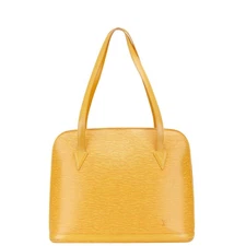 Louis Vuitton Epi Lysac Leather Tote Bag Women Yellow One Size