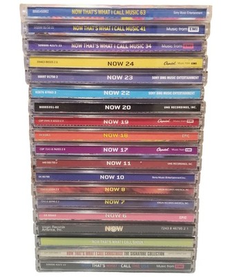 NOW That's What I Call Music CD Lot Of 19 Hard Rock Pop Metal Rap Hip-Hop Shrek