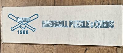 1988 Donruss Baseball Complete Set w/ Puzzle - Factory Box - Sealed Cards