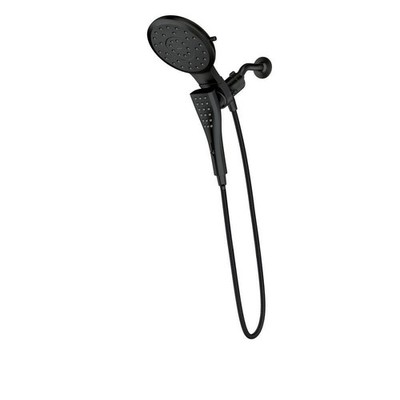 NEW CONDITION MOEN 220C3BL Matte Black Verso  Dual Hand Shower & Infiniti Dial