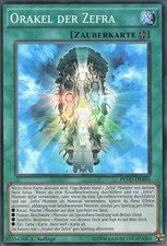 YuGiOh Orakel der Zefra PEVO-DE050 Super Rare Good 1st