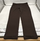 Michael Kors Women's Brown Dark Wash Flat Front Straight Leg Dress Pants Size 8 — photo 1