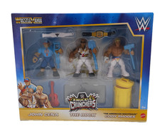 WWE WrestleMania Knuckle Crunchers JOHN CENA THE ROCK CODY RHODES 3