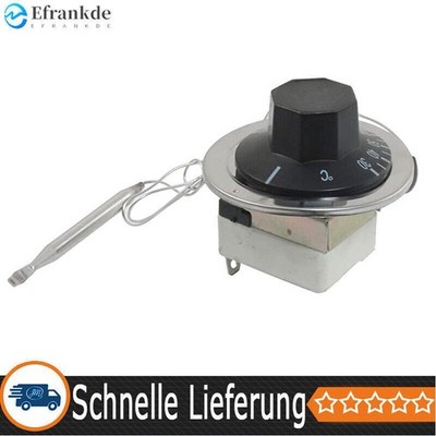 30-110 °C Grad Anpassen Temperatur Kontrolle Kapillar Thermostat für Backofen DE