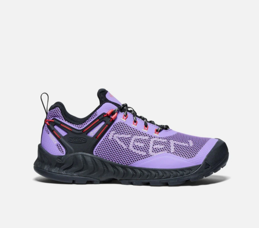 KEEN NXIS EVO scarpe donna impermeabili paisley viola escursionismo trail taglia 6