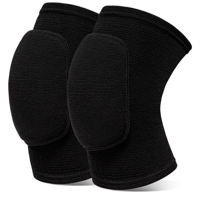 Black Volleyball Knee Pads for Women Kids Girls Soft Small Knee Brace