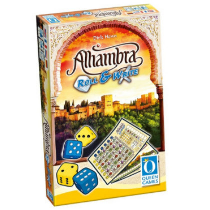 Jeux de société Alhambra stratégie dés et bloc de score papier