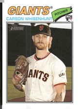 2026 Topps Heritage #79 Carson Whisenhunt