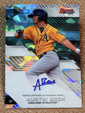 2017 Bowman's Best ATOMIC REFRACTOR ROOKIE AUTO Austin Beck 11/25