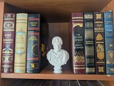 Small White Bust Of Roman Emperor Marcus Aurelius