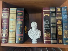 Small White Bust Of Roman Emperor Marcus Aurelius