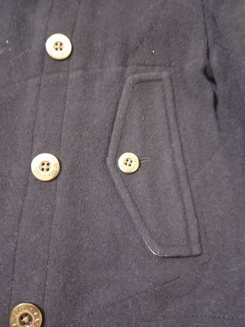 BURBERRY BLACK LABEL Navy Peacoat Size M From Japan thumbnail 4