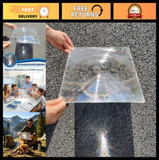 Large 300x300mm Fresnel Lens - High Transmittance Acrylic Sheet for Solar Heatin
