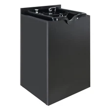 Backwash Shampoo Station Shampoo Bowl with Cabinet Hair Wash Sink for Salon Spa