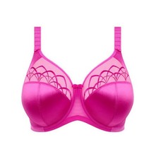 Image of Elomi Cate Camellia Full Cup Banded Bra In Pink - Size UK38DD - New With Tags