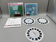 VTG View Master Peanuts It's A Bird, Charlie Brown 3 Reels 1973