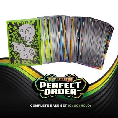 Perfect Order : Complete Base Set (Common / UC / Holo)  / NM 