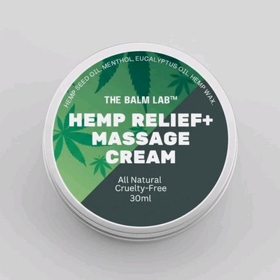Extra starke Hanfcreme Tiefenkomfort für Rücken, Nacken, Gelenke & Muskeln Relax Balsam