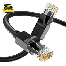 Cat 6 Ethernet Cable 1.5Ft 3Ft 6Ft 10Ft 15Ft 20Ft 30Ft 40Ft 50Ft 100Ft 150Ft 200