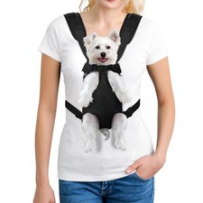 YUDODO Pet Dog Carrier Backpack Adjustable Dog Front Carrier, Legs Out Easy-F...