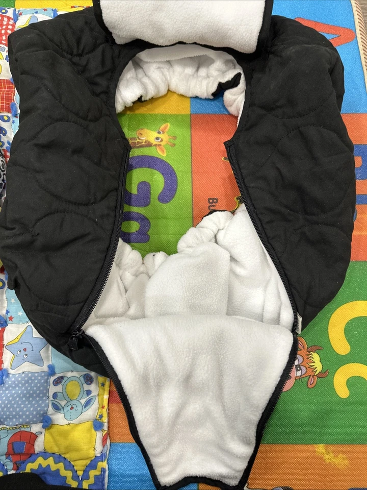 Cozy Cover Infant Carrier Cover Protects Babies From The Outdoor Elements Black - Image 3 of 4