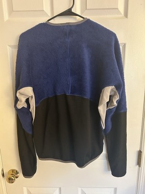 Patagonia Lotus Designs Aquafur Kayak Fleece Men's Large Blue | eBay