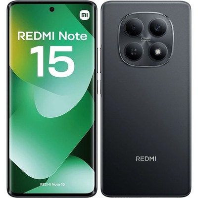 Xiaomi Redmi Note 15 4G Black 256GB + 8GB Dual-SIM Factory Unlocked SIMFree NEU