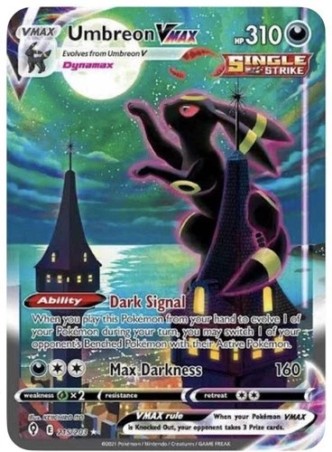 Pokémon TCG Umbreon VMAX Holo Ultra Rare Alt Art Evolving Skies