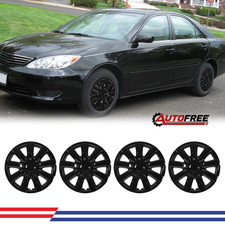 Set Of 4 Black 15 Hubcaps For 2002-2006 Toyota Camry 42621-aa150 42602-33090 Set Of 4 Black 15 Hubcaps For 2002-2006 Toyota Camry 42621-aa150 42602-33090