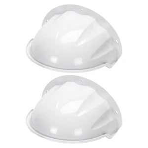 2 Pcs Couverture de caméra de sécurité en plastique boîtier de protection extérieure Rain Shield