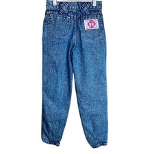 Levi's Jeans child size 8 with pink accents vintage early 90  s denim
