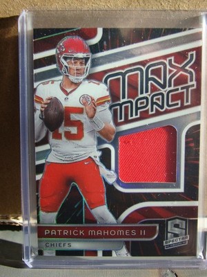 2024 Panini Spectra Max Impact PATRICK MAHOMES Hyper PRIZM, 46/75, KC CHIEFS