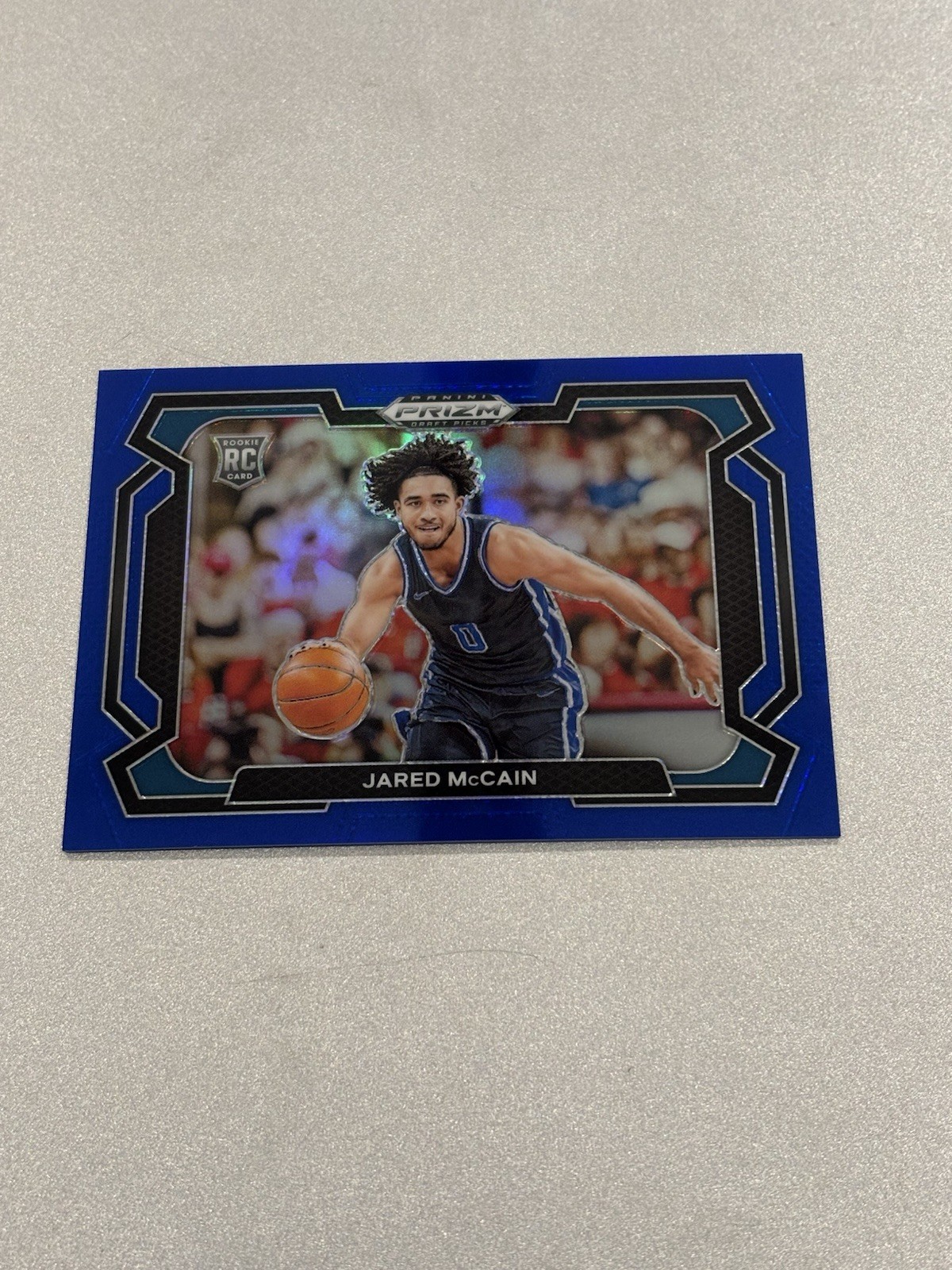 2024 Prizm Draft Picks Jared McCain #35 Blue Image Variation /199